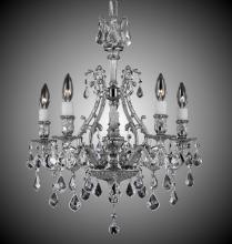 American Brass & Crystal CH9630-A-13S-PI - 5 Light Chateau Chandelier
