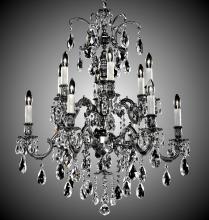 American Brass & Crystal CH9724-A-02G-PI - 6+6 Light Marlena Chandelier