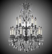 American Brass & Crystal CH9823-A-21S-ST - 10+5 Light Bellagio Chandelier