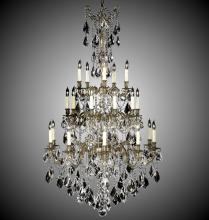 American Brass & Crystal CH9826-A-01G-ST - 25 Light Bellagio Chandelier