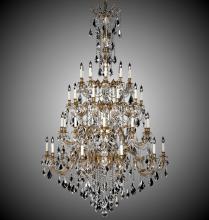 American Brass & Crystal CH9828-A-12G-ST - 40 Light Bellagio Chandelier