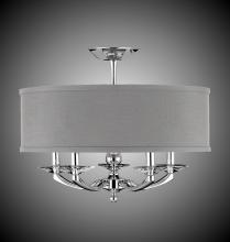 American Brass & Crystal FM5434-32G-36G-ST-HL - 19 inch Kensington Drum Shade Flush Mount