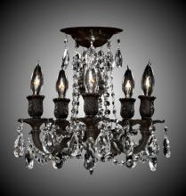 American Brass & Crystal FM9201-O-12G - 5 Light Biella Flush Mount
