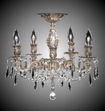 American Brass & Crystal FM9511-O-08G - 5 Light Rosetta Flush Mount