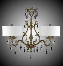 American Brass & Crystal IL9661-O-05S-PI-PG - 6 Light Chateau Island Light