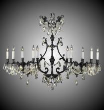 American Brass & Crystal IL9684-2-A-03G-PI - 10 Light 2 Arm Chateau Island Light with Draping