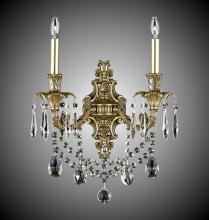 American Brass & Crystal WS2080-A-16G-12G-ST - 2 Light Finisterra with draping Wall Sconce