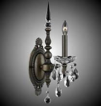 American Brass & Crystal WS9391-A-23S-PI - 1 Light Venetian Wall Sconce