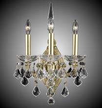 American Brass & Crystal WS9393-A-10W-ST - 3 Light Venetian Wall Sconce