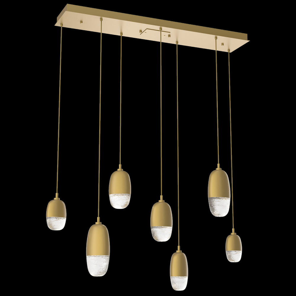Pebble Linear 7pc Multi-Pendant