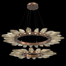 Hammerton CHB0050-2T-BB-CB-CA1-L1 - Rock Crystal Two-Tier Radial Ring