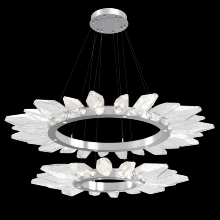 Hammerton CHB0050-2T-CS-CC-CA1-L1 - Rock Crystal Two-Tier Radial Ring