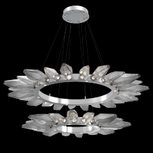 Hammerton CHB0050-2T-CS-CS-CA1-L1 - Rock Crystal Two-Tier Radial Ring