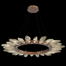 Hammerton CHB0050-56-BB-CB-CA1-L1 - Rock Crystal Radial Ring - 56