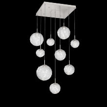 Hammerton CHB0092-09-BS-C-C01-L3 - Gaia Square 9pc Multi-Pendant