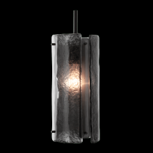 Hammerton LAB0044-12-CS-BG-001-E2 - Textured Glass Pendant - 12-Inch