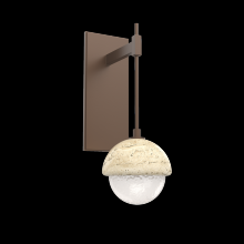 Hammerton IDB0093-01-BB-WL-L3-TR - Cabochon Tempo Sconce