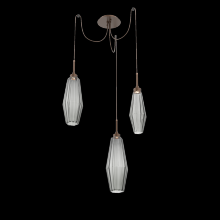 Hammerton SCB0049-03-BB-RS-C01-L3 - Aalto Round 3pc Swag Multi-Pendant