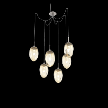 Hammerton SCB0067-06-BS-GA-C01-L3 - Meteo Round 6pc Swag Multi-Pendant