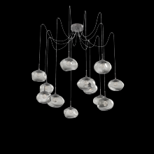Hammerton SCB0068-12-GP-ZS-C01-L3 - Nova Round 12pc Swag Multi-Pendant