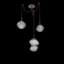 Hammerton SCB0089-03-BB-S-C01-L3 - Mesa Round 3pc Swag Multi-Pendant