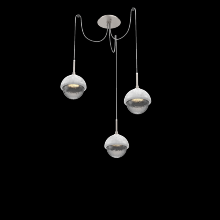 Hammerton SCB0093-03-BS-S-C01-L3-WM - Cabochon Round 3pc Swag Multi-Pendant