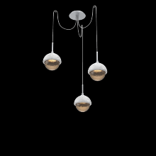 Hammerton SCB0093-03-CS-B-C01-L3-WM - Cabochon Round 3pc Swag Multi-Pendant