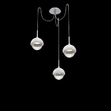 Hammerton SCB0093-03-CS-C-C01-L1-WM - Cabochon Round 3pc Swag Multi-Pendant