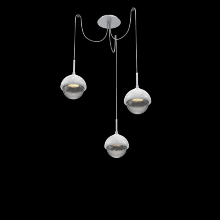 Hammerton SCB0093-03-CS-S-C01-L1-WM - Cabochon Round 3pc Swag Multi-Pendant