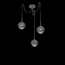 Hammerton SCB0093-03-GP-S-C01-L3-MS - Cabochon Round 3pc Swag Multi-Pendant