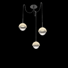 Hammerton SCB0093-03-MB-C-C01-L1-TR - Cabochon Round 3pc Swag Multi-Pendant