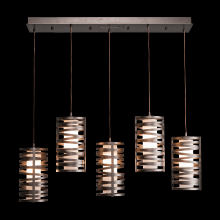 Hammerton PLB0013-07-GP-F-C01-L3 - Tempest Linear 7pc Multi-Pendant