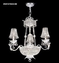 James R Moder 94121GA00 - Princess Chandelier with 3 Lights; Gold Accents Only