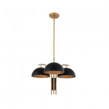 Kalco 513771BNB - Marcel 3 Light Chandelier