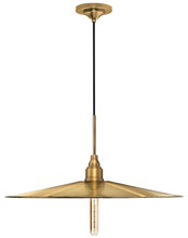 Stone Lighting PD421BBRT3ABNM - Pendant Doppio Brushed Brass 120V 30W Incandescent Brown Cloth Cord