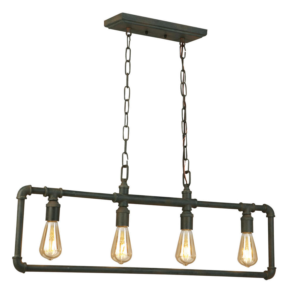 4x60W Linear Pendant w/ Zinc Finish