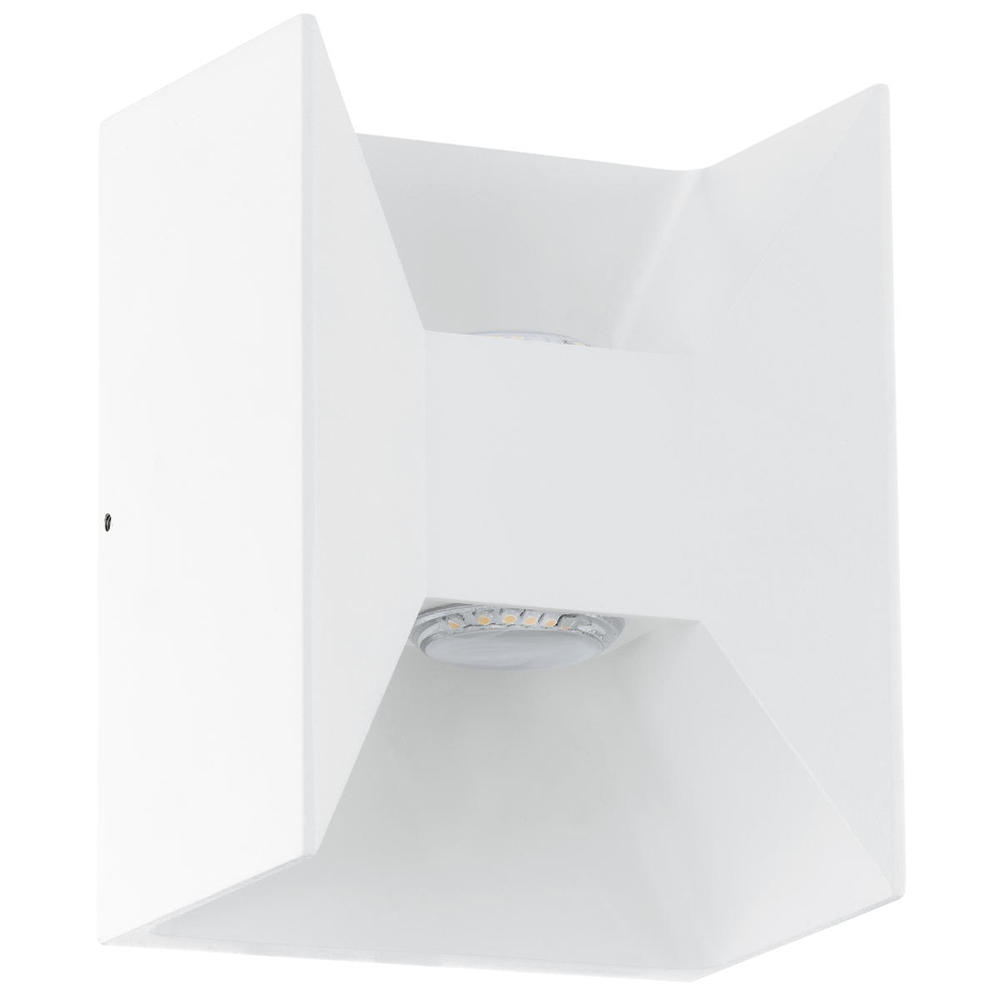 2x2.5 LED Outdoor Wall Light w/ White Finish
