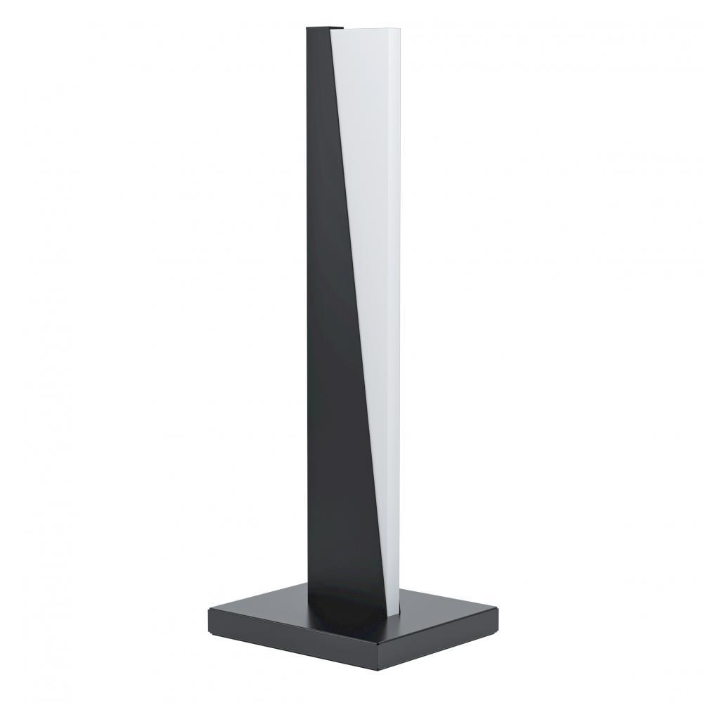 1 LT Integrated LED Table Lamp w/ Black Finish & White Acrylic Shade