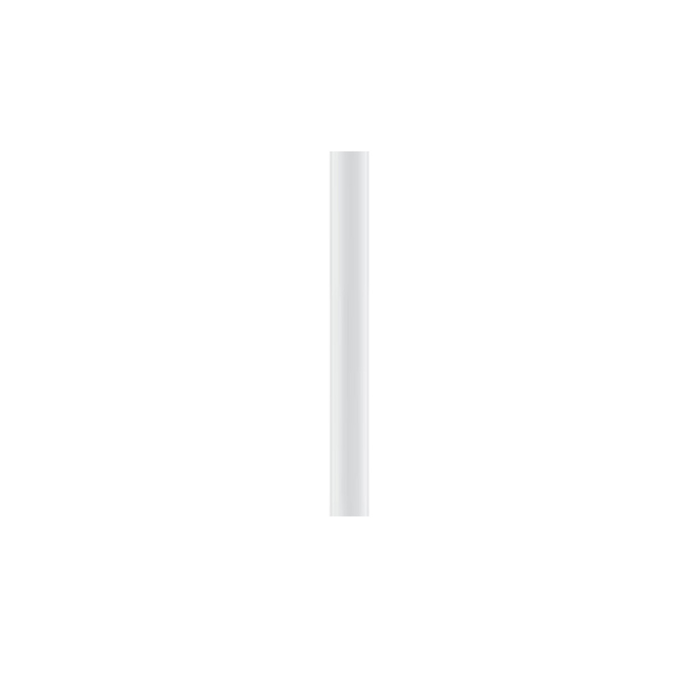 6" Downrod in White Finish