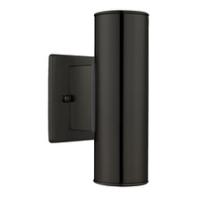 B2B Spec 200033A - 2 LT Up/Down Outdoor Wall Light w/ Matte Black Finish