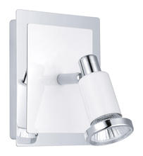 B2B Spec 200096A - 1X50W Wall Light w/ Chrome & Shiny White Finish