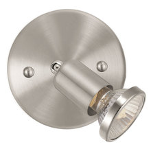 B2B Spec 200775A - 1 LT Wall Track Light w/ Matte Nickel Finish & Adjustable Lamp Head