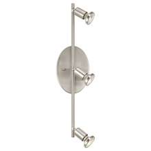B2B Spec 200778A - 4 LT Fixed Track Light w/ Matte Nickel Finish & Adjustable Lamp Heads