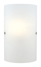B2B Spec 20131A - 1 LT Wall Sconce w/ a Matte Nickel Finish & Frosted Glass Shade