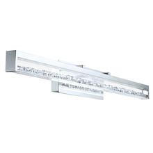B2B Spec 201731A - 1 LT Integrated LED Bath/Vanity Light w/ Chrome Finish, Clear Glass w/ Clear Stones
