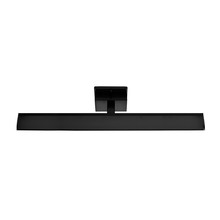 B2B Spec 202075A - 3 LT Integrated LED Vanity Light w/ Matte Black Finish & White Acrylic Shade