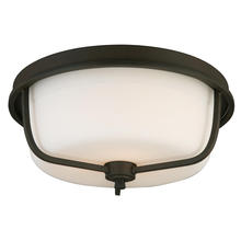 B2B Spec 202793A - 3x60W Ceiling Light w/ Matte Bronze Finish & Frosted Glass