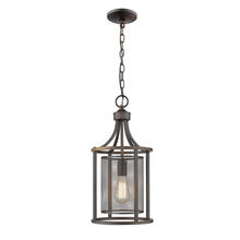 B2B Spec 202812A - 1 LT Open Frame Pendant w/ Oil Rubbed Bronze Finish & Mesh Metal Shade