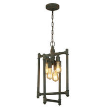 B2B Spec 202837A - 4x60W Pendant w/ Zinc Finish