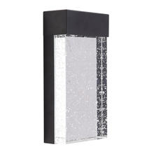 B2B Spec 202959A - 1x10W LED Outdoor Wall Light With Matte Black Finish & Clear Seeded Glass